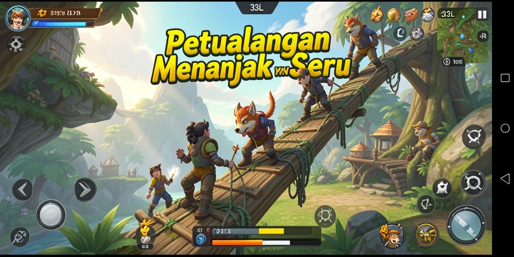 Screenshot gameplay 33L menampilkan aksi seru dalam petualangan.