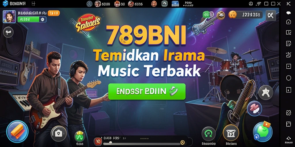 Tampilan antarmuka 789BNI yang menarik dan penuh warna.