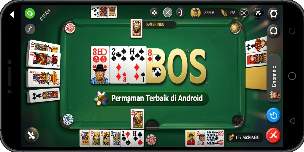 Tampilan menarik dari gameplay Domino di 88BOS.