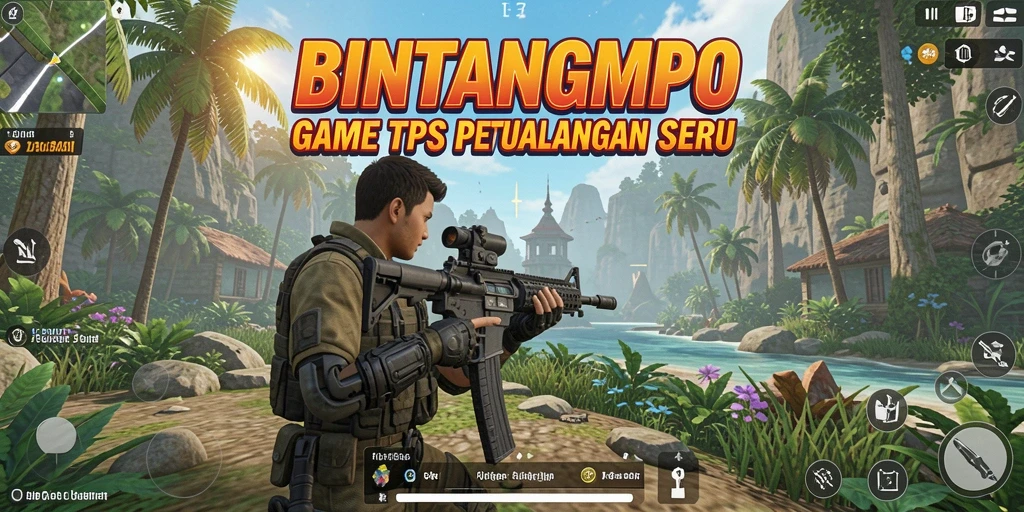 Gameplay seru dalam BINTANGMPO, penuh aksi dan strategi.