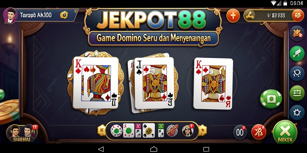 Tampilan gameplay seru dan interaktif dalam JEKPOT88.