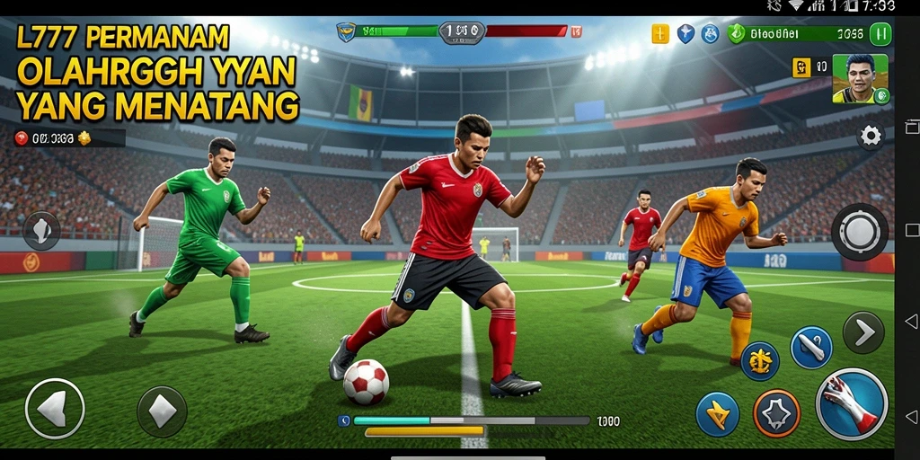 Tampilan gameplay menegangkan dari L777 yang menguji keterampilan olahraga.